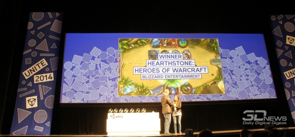  Награждение победителей Unity Awards. Игрой года признана Hearthstone: Heroes of Warcraft от Blizzard Entertainment 