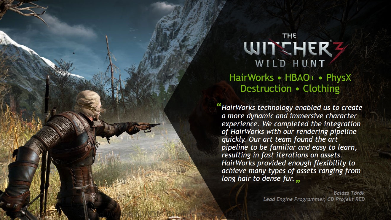 The witcher 3 nvidia amd фото 20