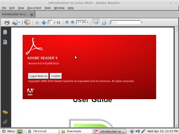 adobe reader pro linux