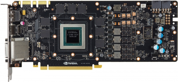 Печатная плата эталонной графической карты GeForce GTX 970/980