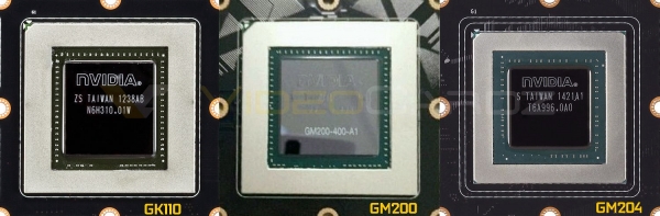 NVIDIA GM200 в сравнении с GM204 и GK110