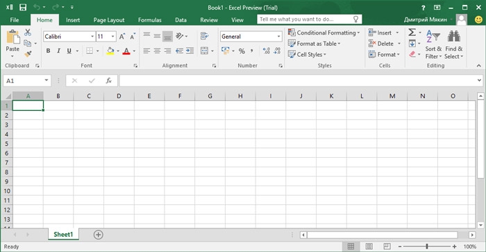  Excel 2016 