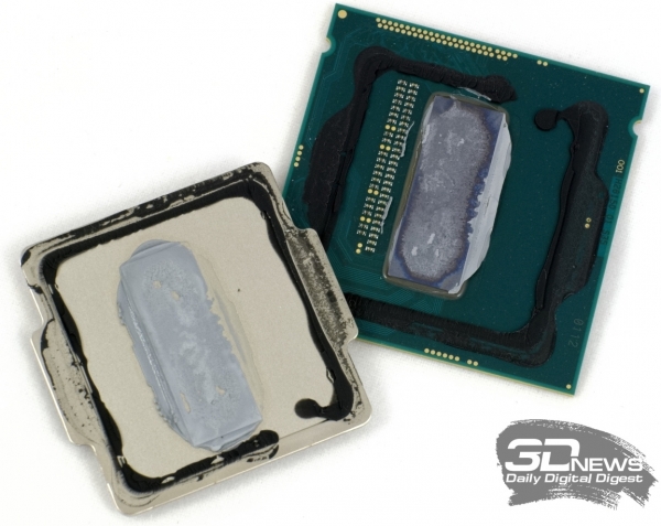 Intel Core i5-4690K (Devil's Canyon) без теплораспределителя