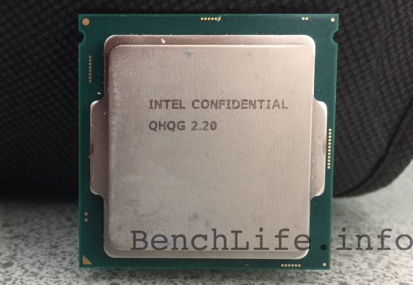 Ранний инженерный образец процессора Intel Skylake-S