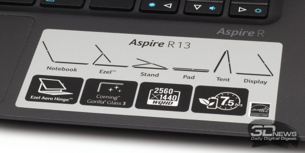  Варианты работы с Acer Aspire R13 от производителя 