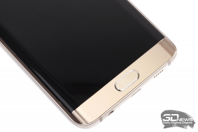  Samsung GALAXY S6 Edge+ – кнопки в нижней части лицевой панели 