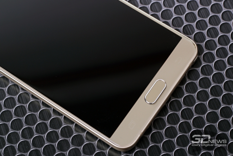  Samsung Galaxy Note5 – клавиши в нижней части лицевой панели 