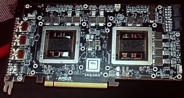  AMD Radeon R9 Fury X2. Фото Moor Insights & Strategy 