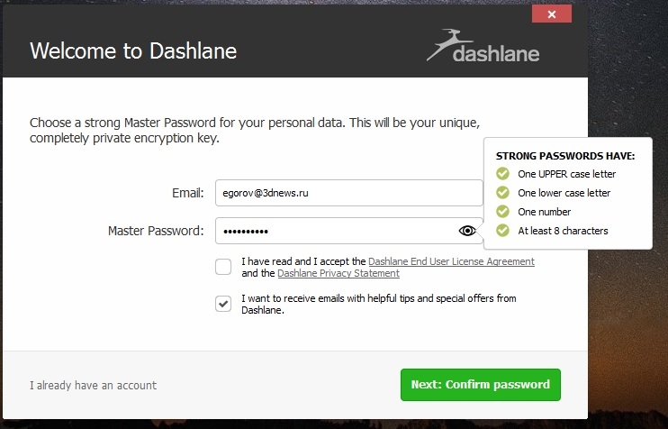 Strong password. Менеджер паролей и двухфакторную аутентификацию. Менеджер паролей приложение. Choose strong passwords. Dashlane uptodown.