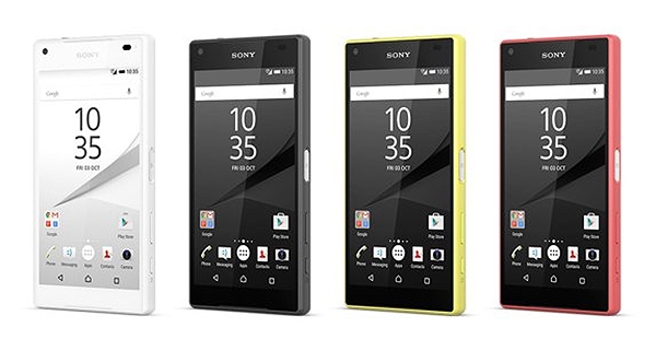  Sony Xperia Z5 Compact – цветовые решения (официальное фото) 