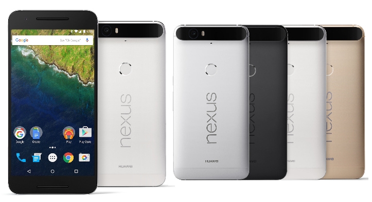  Huawei/Google Nexus 6P – цветовые решения (официальное фото) 