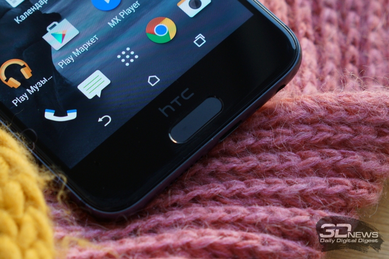  HTC One A9, сканер отпечатков пальцев 
