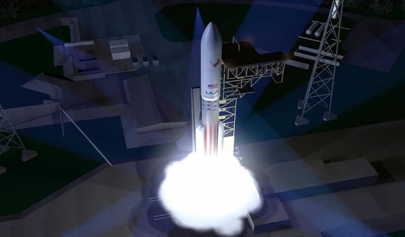 Перспективный носитель Vulcan должен заменить ракеты Atlas V и Delta IV. Графика ULA