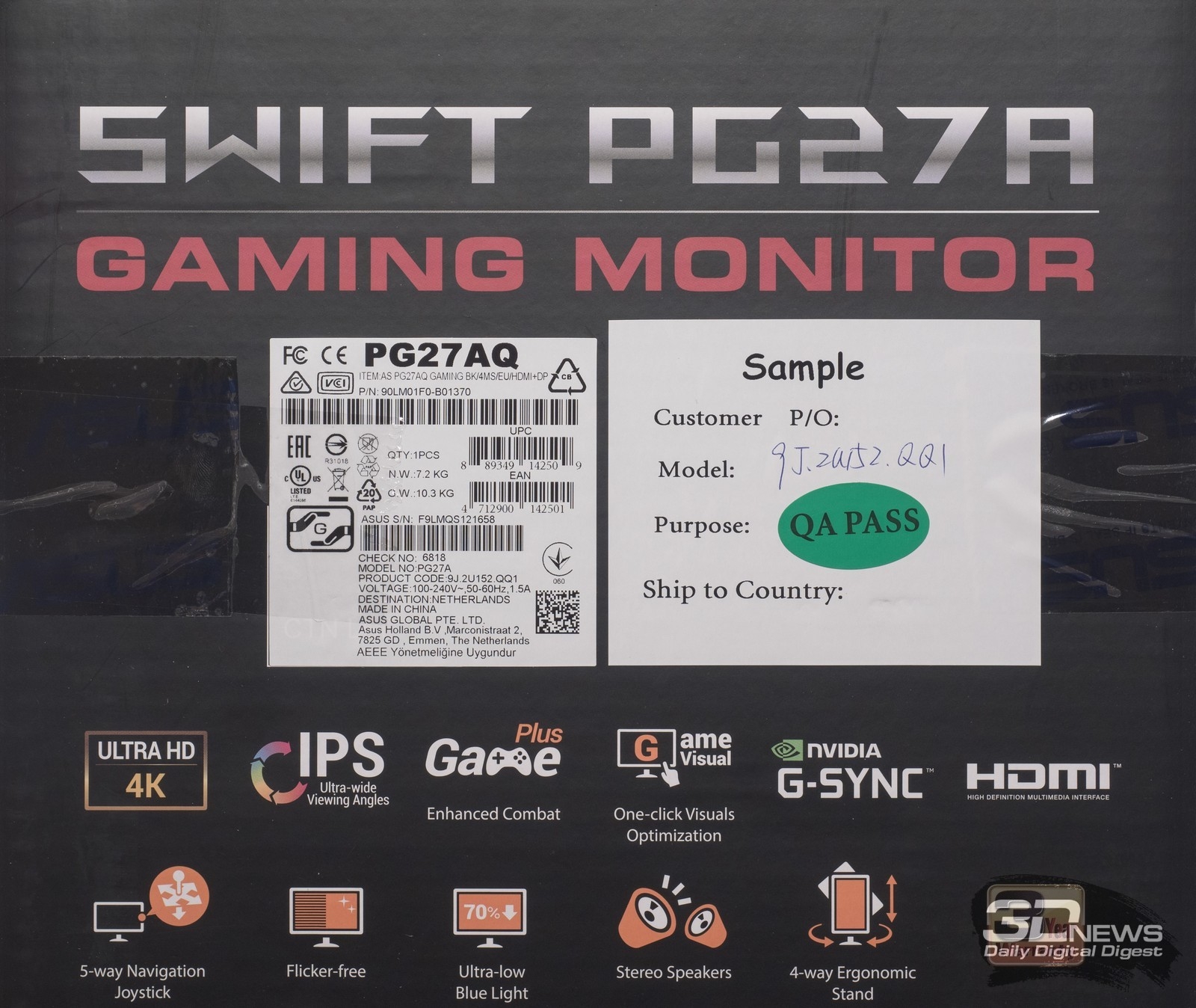 Монитор ardor gaming infinity pro aq27h1 27. Monitor: pg27aqn. Ardor Gaming Infinity Pro aq27h1 черный обзор.