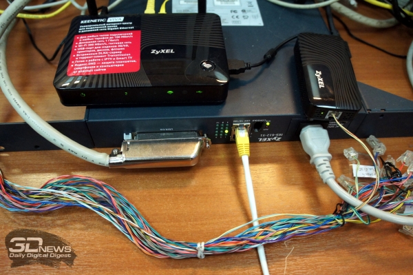  Тестирование подключения ADSL2+ на короткой линии 