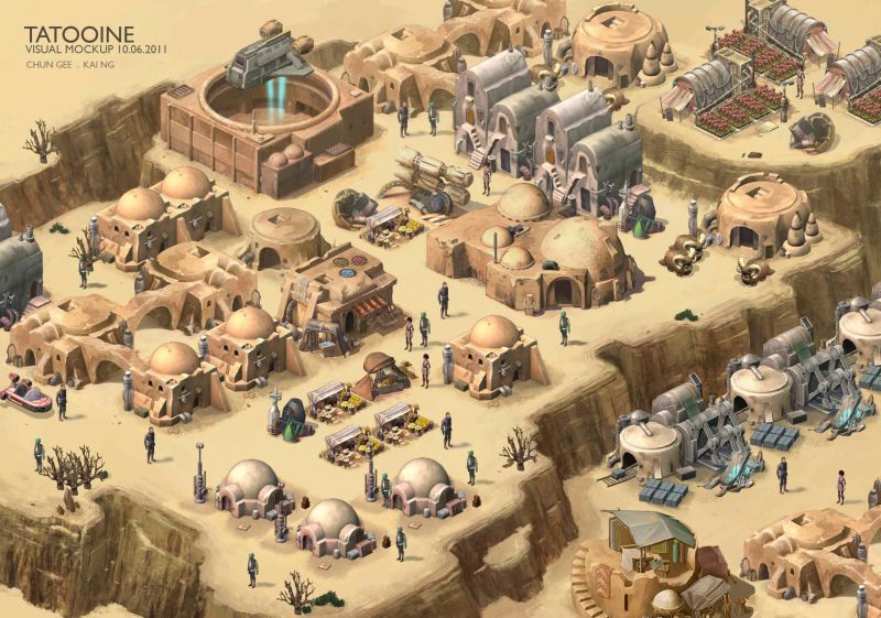 Отменённая Star Wars Outpost: изометрия и хардкор в мире «Звёздных войн»