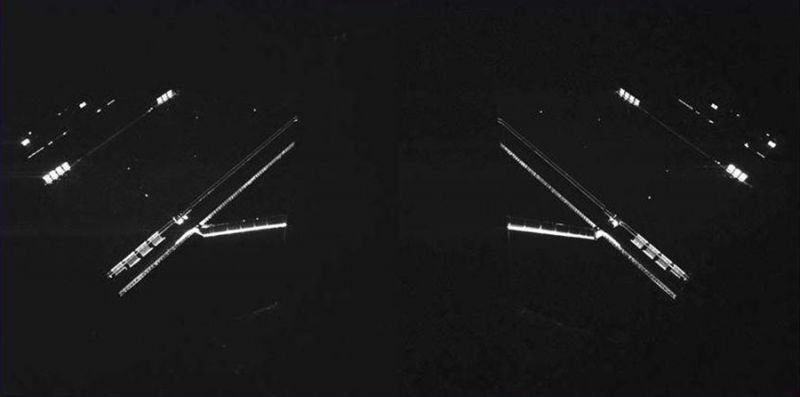 На «селфи», сделанном Philae, видны солнечные батареи зонда Rosetta 