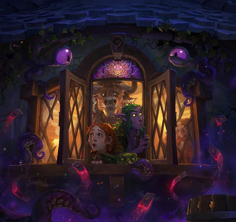 Новое дополнение к Hearthstone добавит древних богов Азерота и их последователей