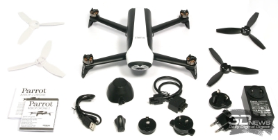 Parrot Bebop Drone (AR.Drone 3.0) – сверхлегкий квадрокоптер с камерой full HD и трехмерной цифровой стабилизацией