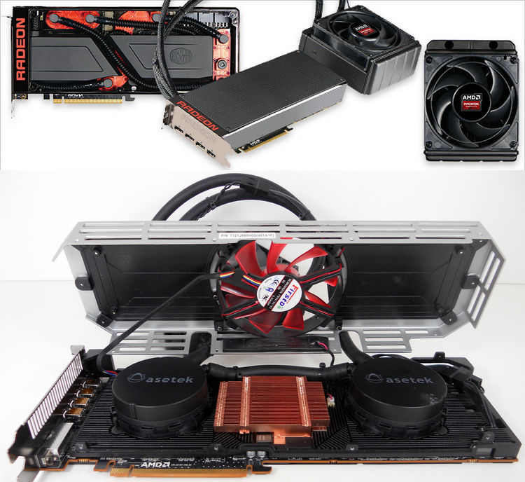  Система охлаждения Radeon Pro Duo в сравнении с Radeon R9 295X2 