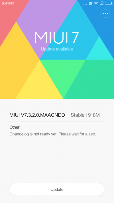  Xiaomi Mi5 – обновление программного обеспечения 