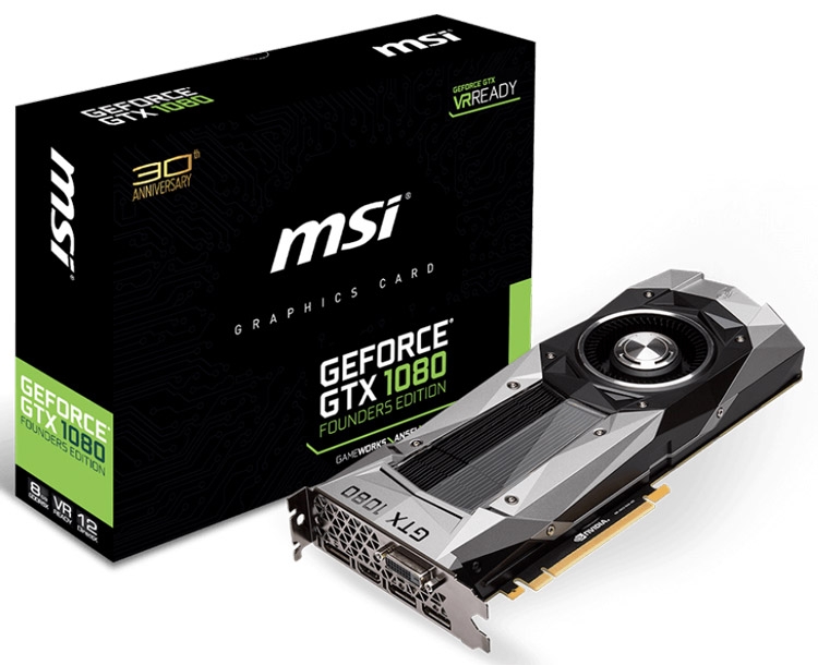  MSI GeForce GTX 1080 Founders Edition 