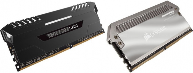 Модули памяти Vengeance LED и Dominator Platinum Special Edition