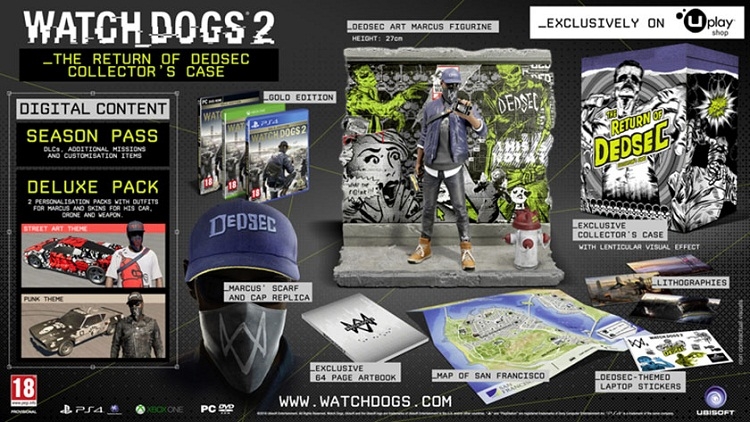 Watch dogs 2 deluxe edition ps4 что входит. 8. Watch dogs 2 deluxe edition ps4 что входит фото. Watch dogs 2 deluxe edition ps4 что входит-8. картинка Watch dogs 2 deluxe edition ps4 что входит. картинка 8