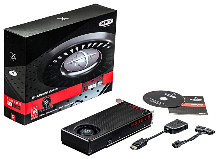  Видеокарта XFX Radeon RX 480 Black Edition 