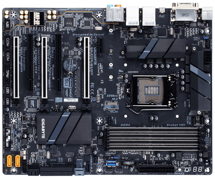 Оперативная память Gigabyte GA-X170-WS ECC