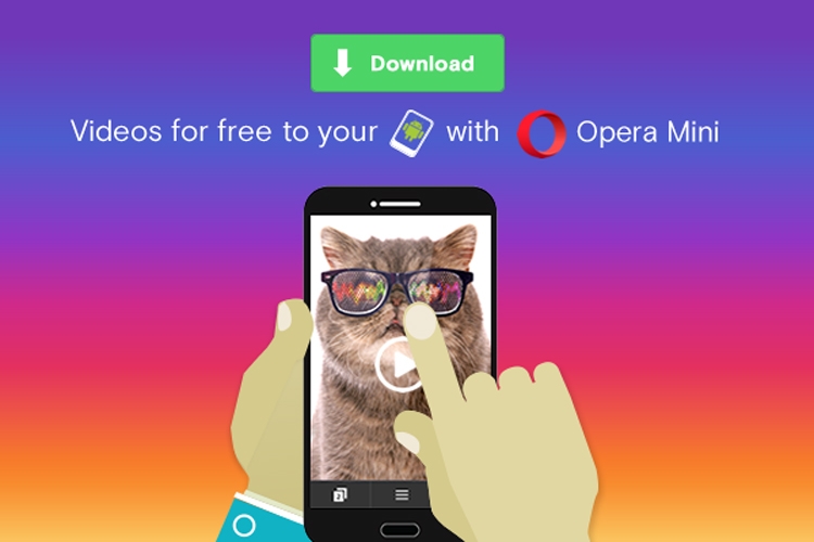 Интернет-браузер Opera Мини для Андроид обрел функцию закачки видео