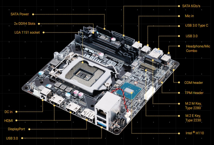 Asrock h110m stx обзор