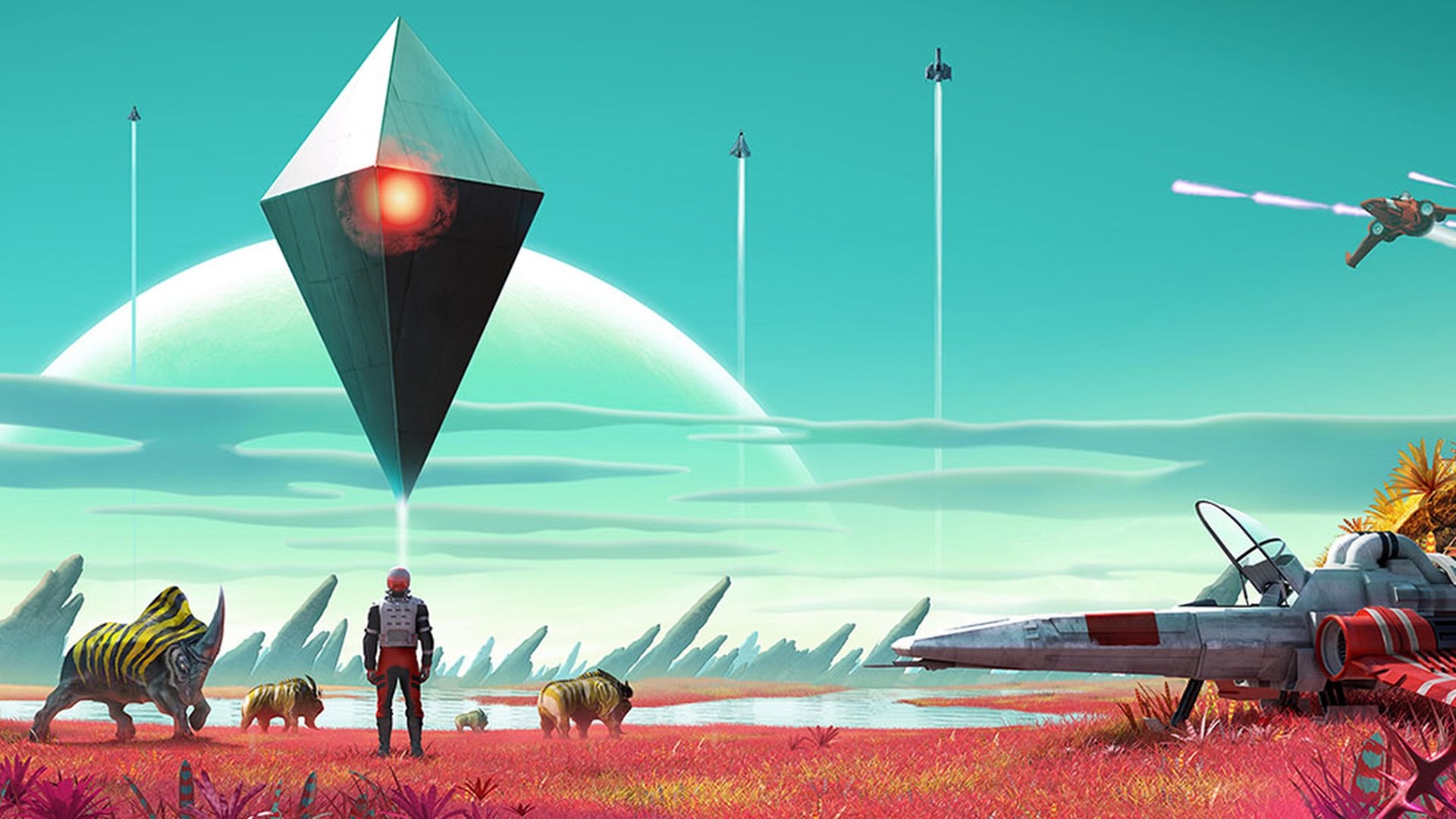 No man s sky. Игра no man's Sky. No man's Sky обложка. No man's Sky телепорт. No mans Sky обложка игры.