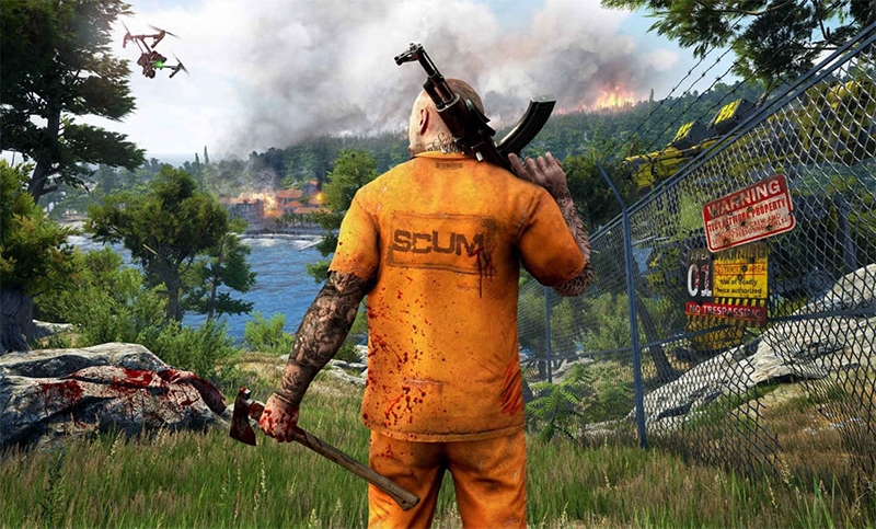 SCUM — игра о выживании внутри жестокого телешоу от авторов Serious Sam