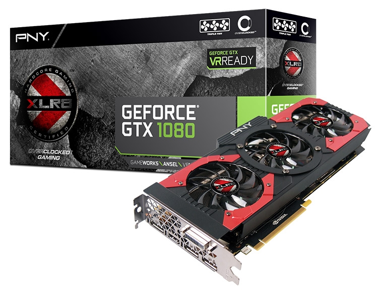 Видеокарта PNY GeForce GTX 1080 XLR8 Gaming OC