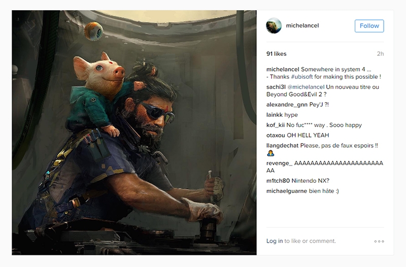 Мишель Ансель показал возможную иллюстрацию к Beyond Good & Evil 2