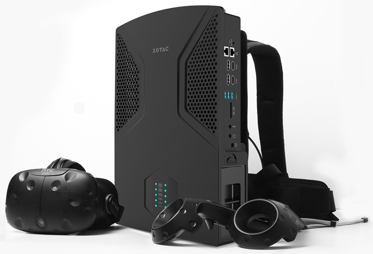 Компьютер-рюкзак ZOTAC VR Go Backpack