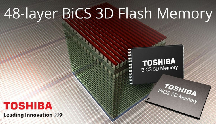 Схематическое изображение BiCS 3D NAND