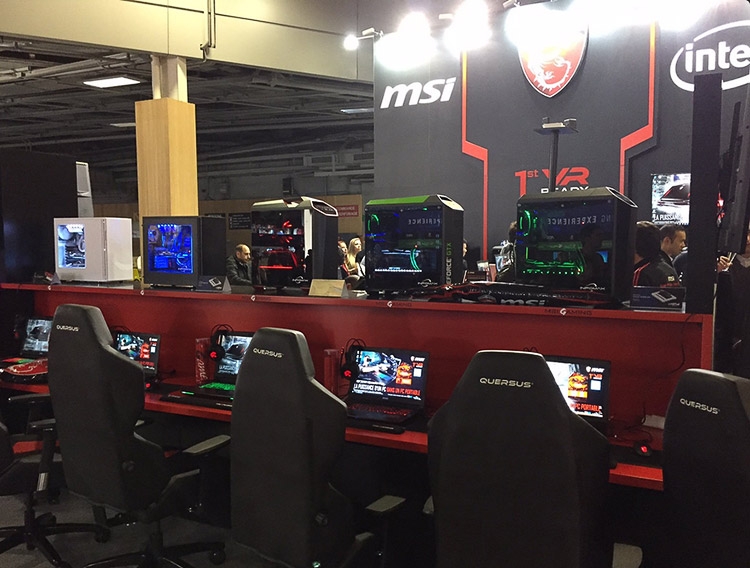 MSI на Paris Games Week (PGW)