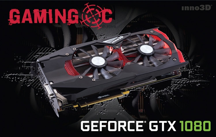 Видеокарта Inno3D GeForce GTX 1080 Gaming OC