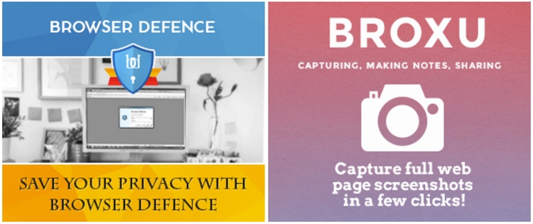 Stegano рекламирует приложения Browser Defence и Broxu / ESET