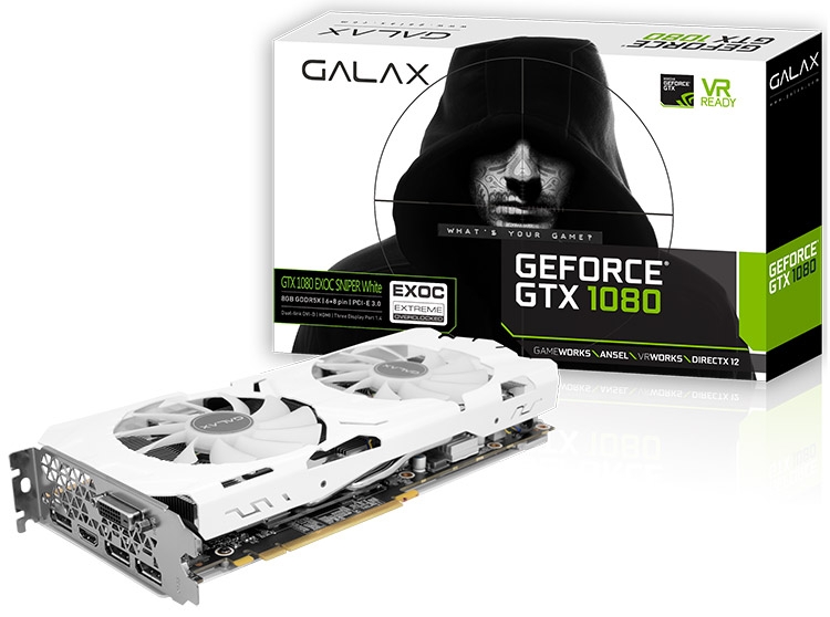 KFA2 GeForce GTX 1080 EXOC Sniper White