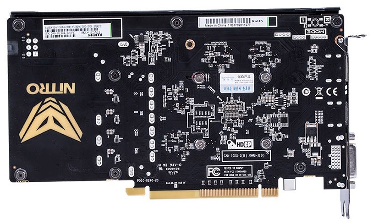  Sapphire Nitro Radeon RX 460 4G D5 OC - 1024 SP 