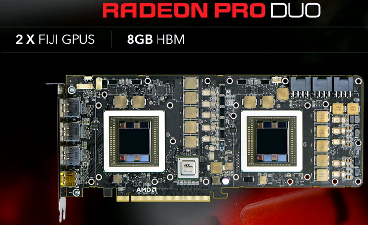 Благодаря применению HBM, оплата Radeon Pro Duo сравнительно элементарна