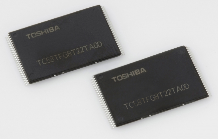  Микросхемы NAND флеш памяти производства Toshiba 