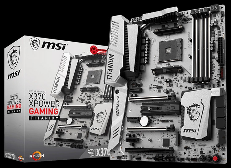 Оперативная память MSI X370 XPower Gaming Titanium