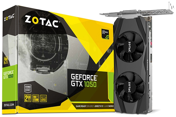 Видеокарта ZOTAC GeForce GTX 1050 Low Profile (ZT-P10500E-10L)
