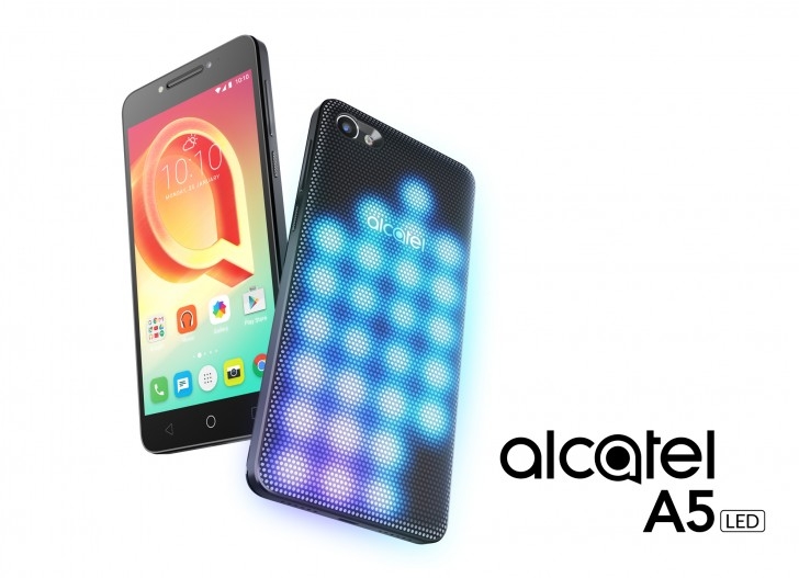 MWC 2017: Alcatel A5 LED — первый в мире смартфон с интерактивной LED-крышкой