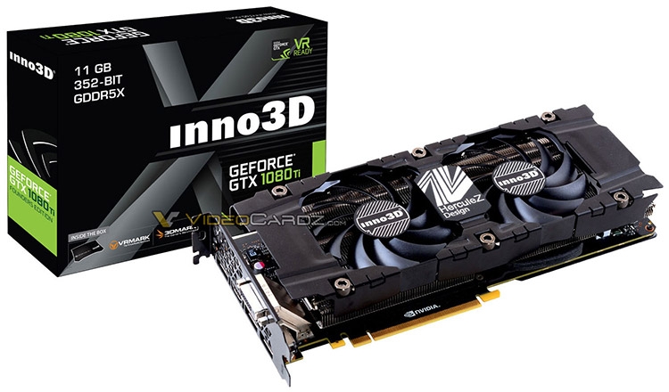 Видеокарта Inno3D GeForce GTX 1080 Twin X2