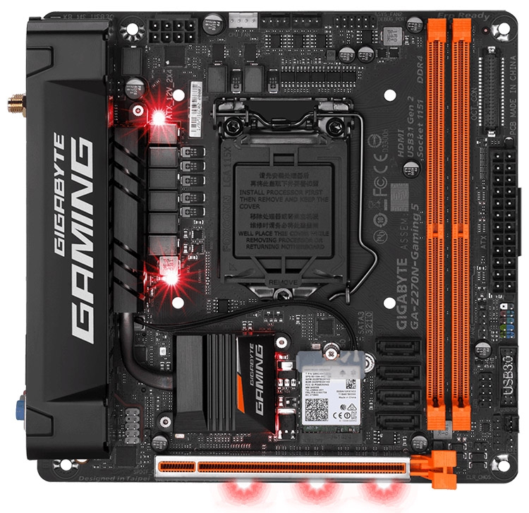  Оперативная память Gigabyte GA-Z270N-Gaming 5 